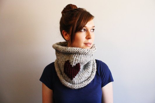 Yarn Plus Yarn Cowl Neck, can be ordered in custom colors!